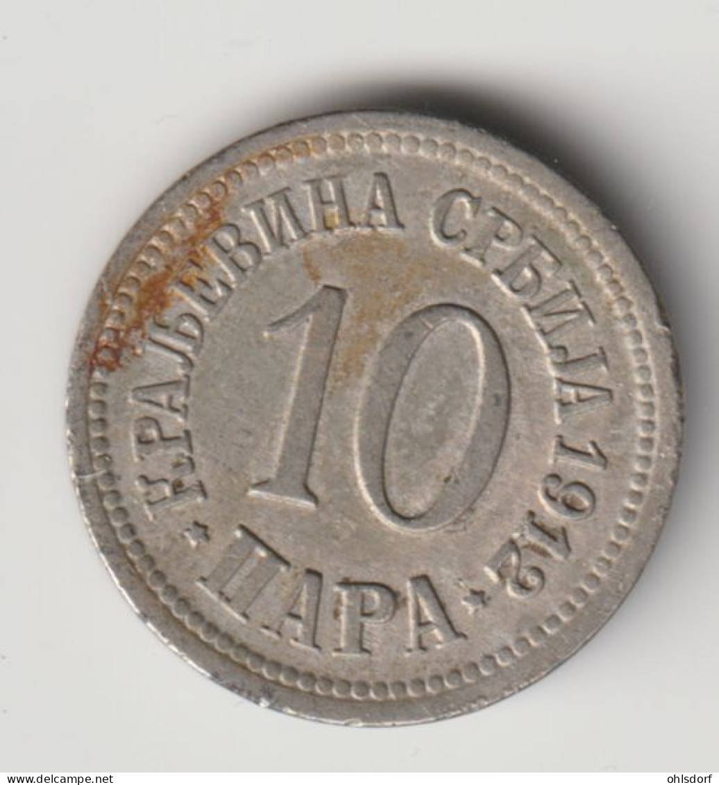 SERBIA 1912: 10 Para, KM 19 - Serbien