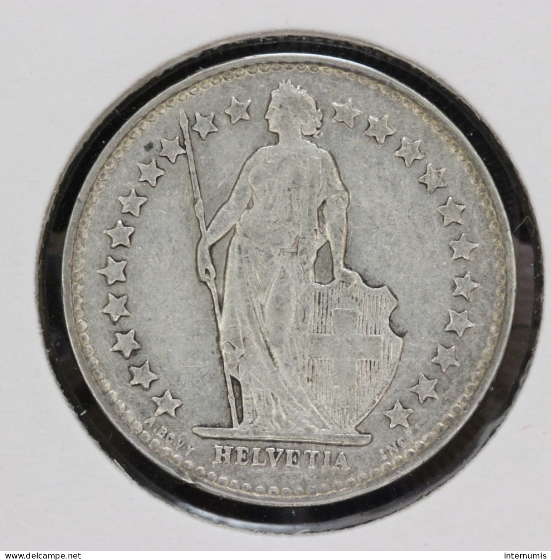 Suisse / Switzerland, 1/2 Franc, 1944, B - Bern, Argent (Silver), TTB (EF), KM#23, HMZ-2# 1206 - Altri & Non Classificati