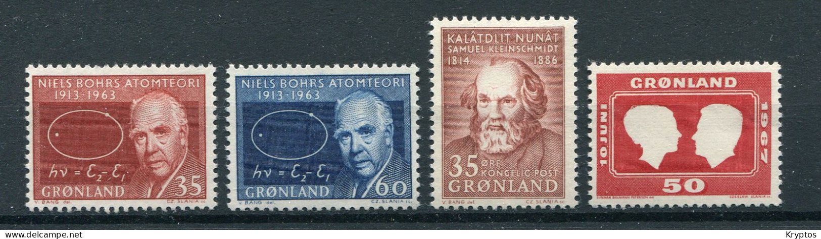 Greenland 1963-67. 4 Stamps. - MINT (NH)** - Ungebraucht