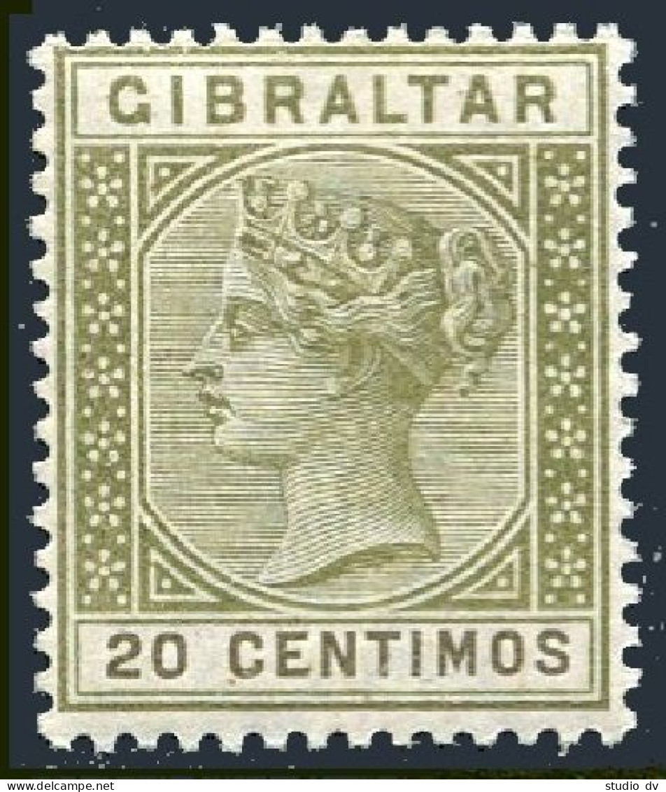 Gibraltar 31, Lightly Hinged. Michel . Queen Victoria, 1895. - Gibraltar