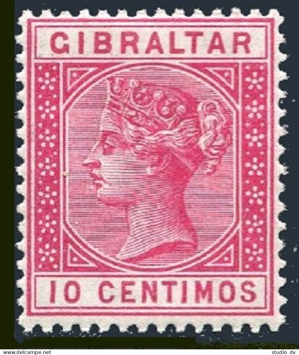 Gibraltar 30, Lightly Hinged. Michel . Queen Victoria, 1889. - Gibraltar