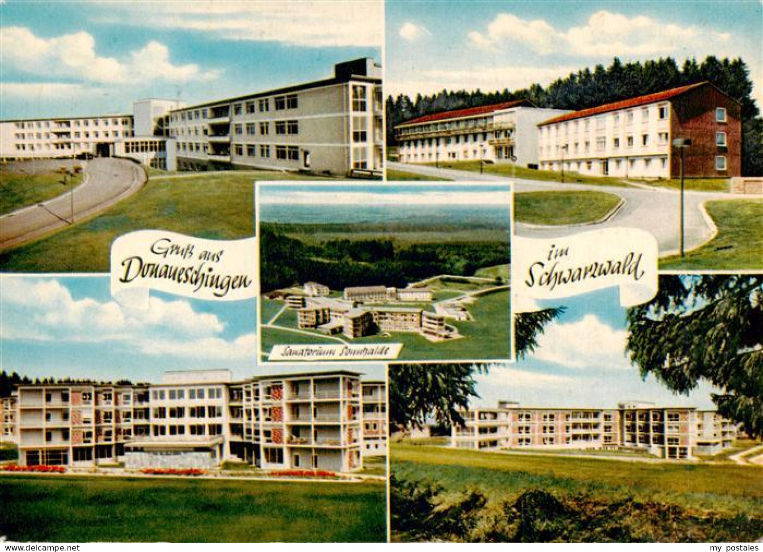 73927506 Donaueschingen Sanatorium Sonnhalde Fliegeraufnahme - Donaueschingen