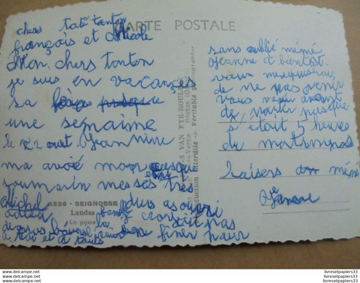 CPA (40) Seignosse La Poste - Altri & Non Classificati