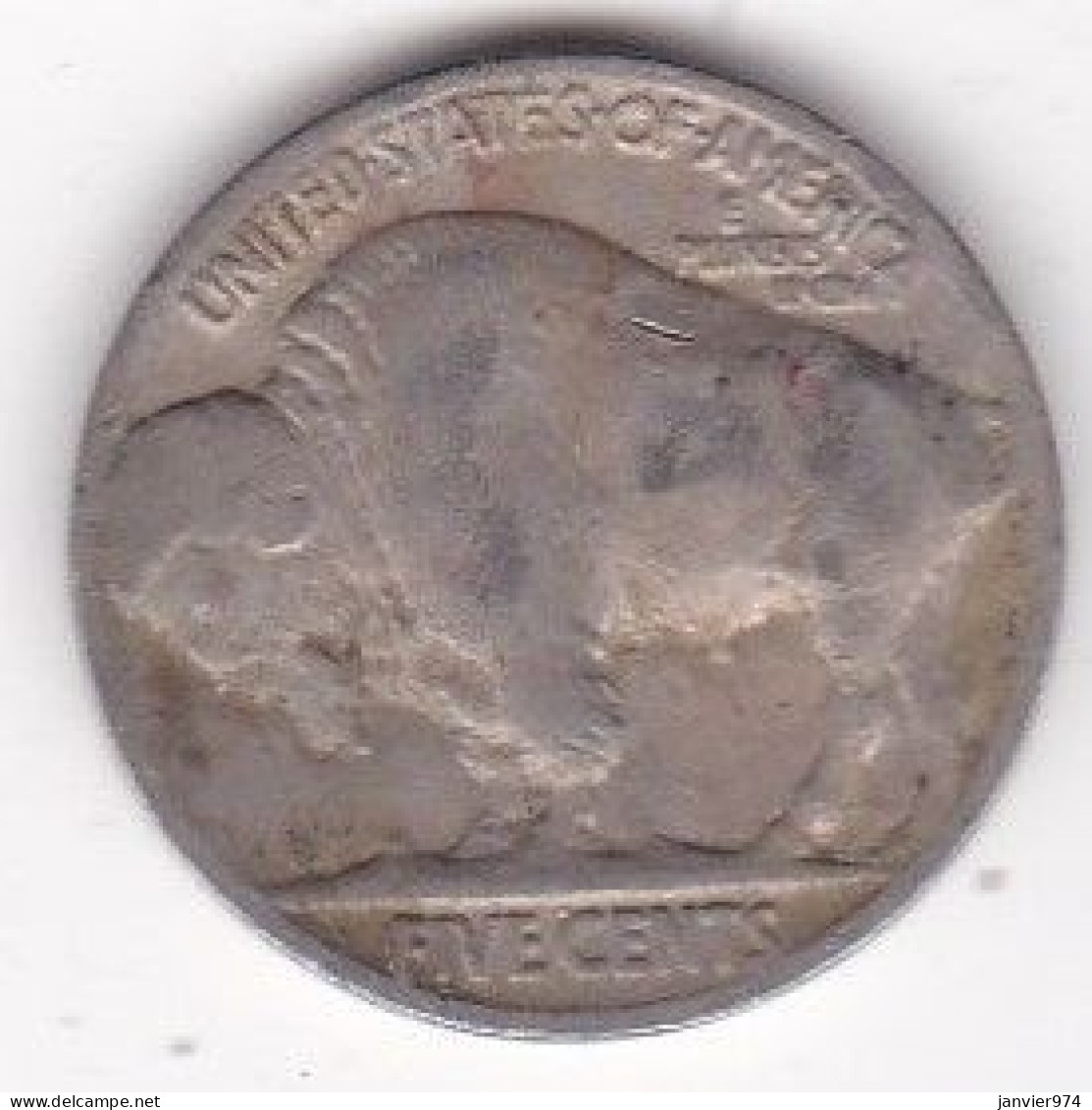 Etats Unis, Five Cents 1929 , Buffalo, En Cupronickel, KM# 134 - 1913-1938: Buffalo