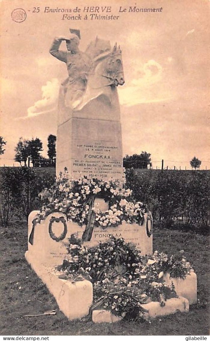 Liege - Environs De Herve - Le Monument Fonck A THIMISTER - Thimister-Clermont