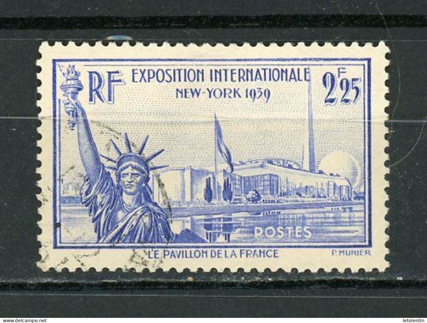 FRANCE - EXPO DE NEW YORK - N° Yvert 426 Obli. - Used Stamps