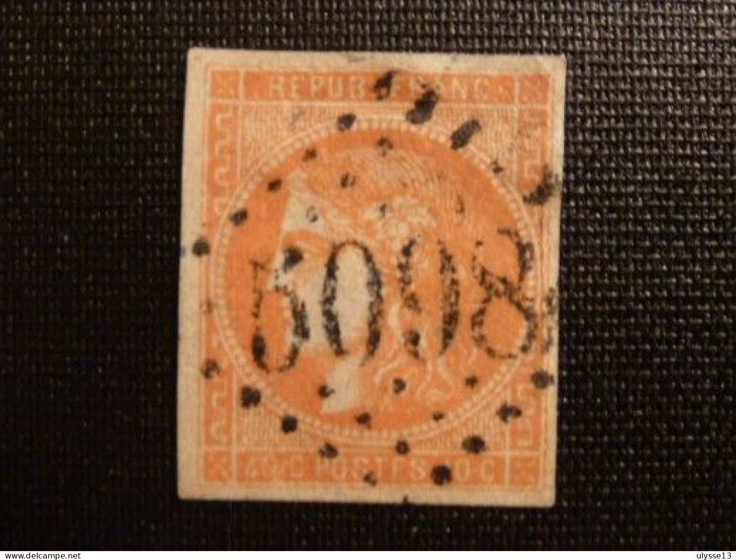 Emission De Bordeaux N° 48 - 40c. Orange - 15% De La Cote - 1870 Emission De Bordeaux