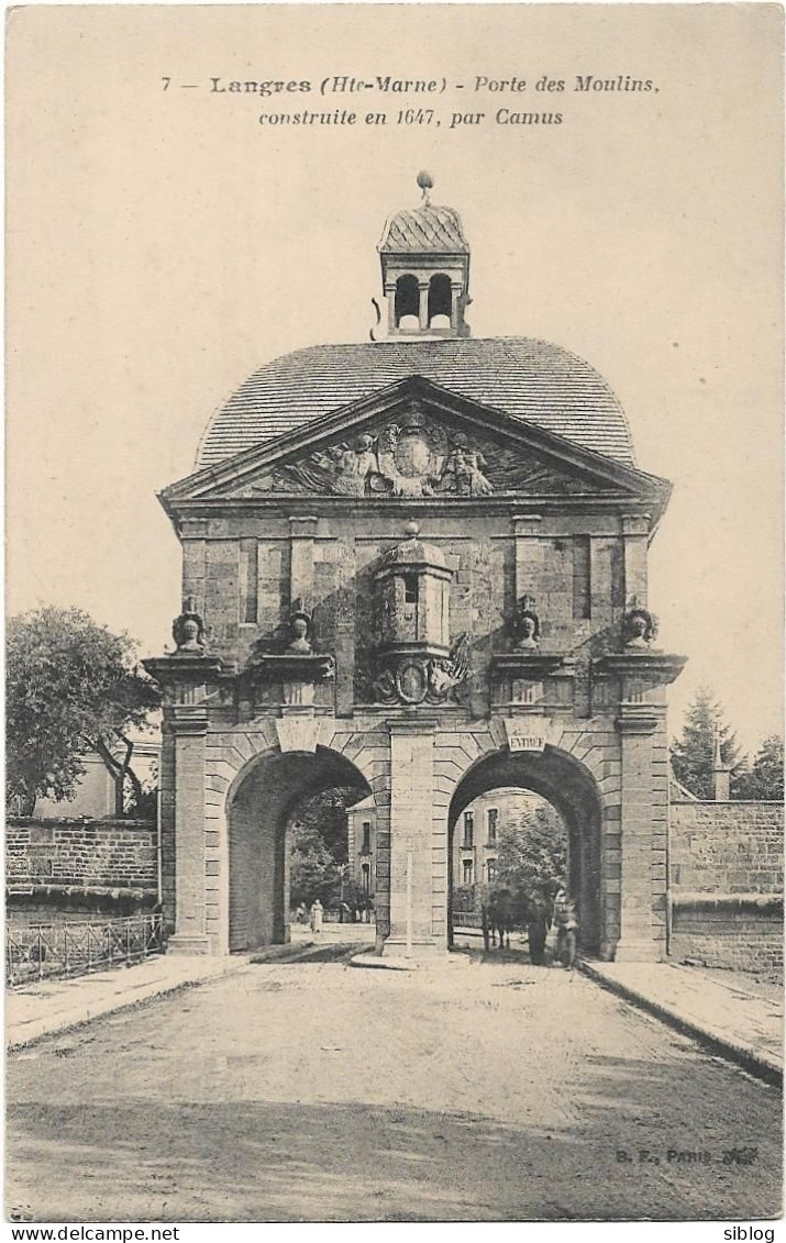 CPA - LANGRES - Porte Des Moulins Construite En 1647 Par Camus - Langres