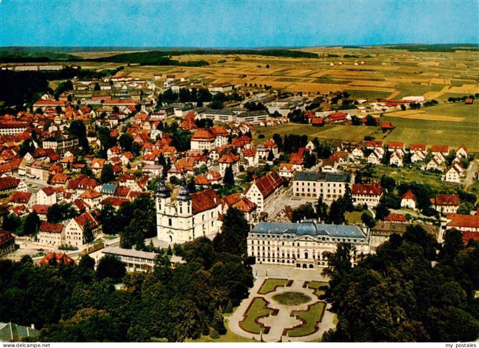 73927486 Donaueschingen Stadtpanorama Schloss Stadtkirche - Donaueschingen