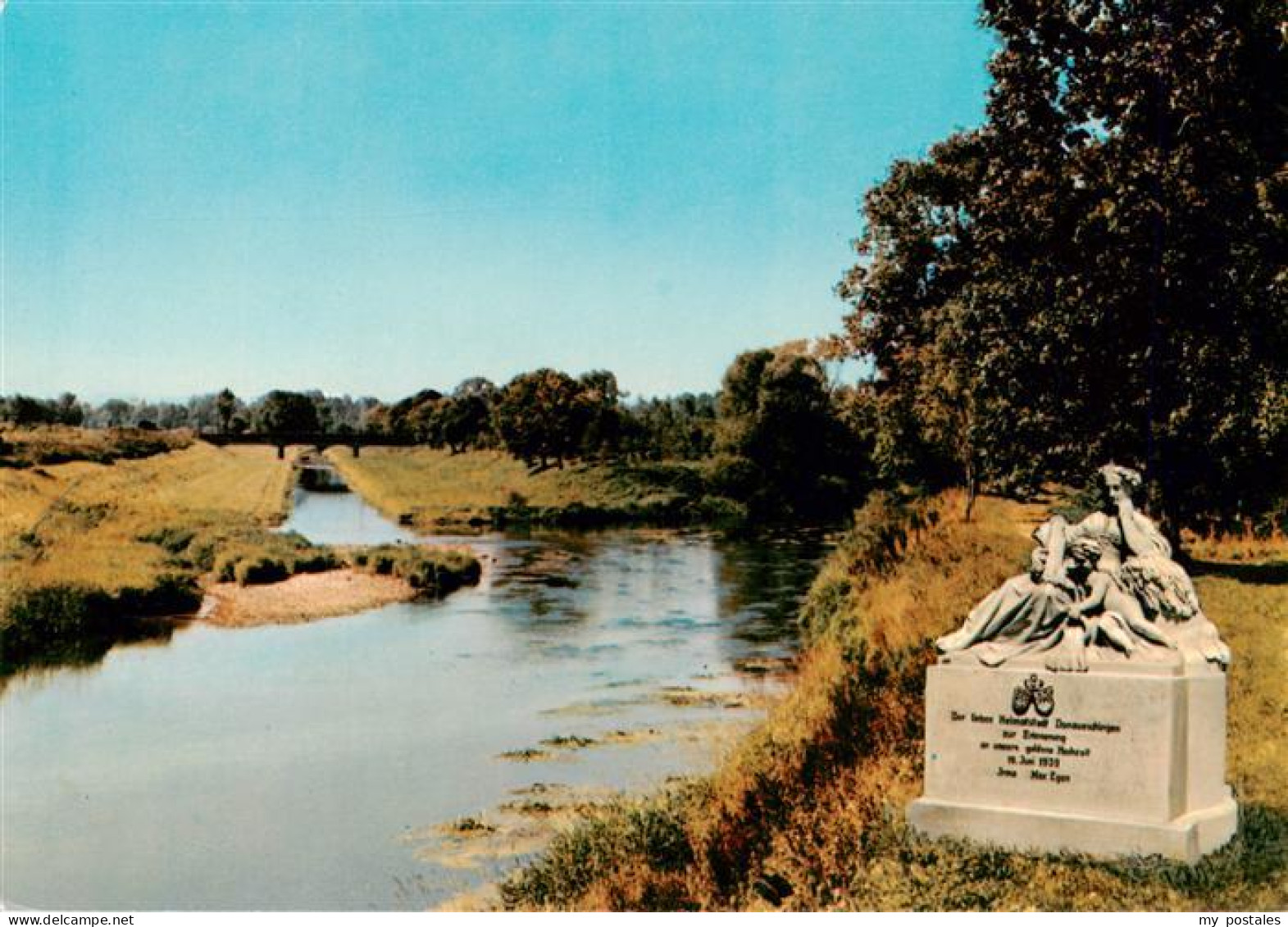 73927485 Donaueschingen Alte Donauquellgruppe Am Zusammenfluss Von Brigach Und B - Donaueschingen