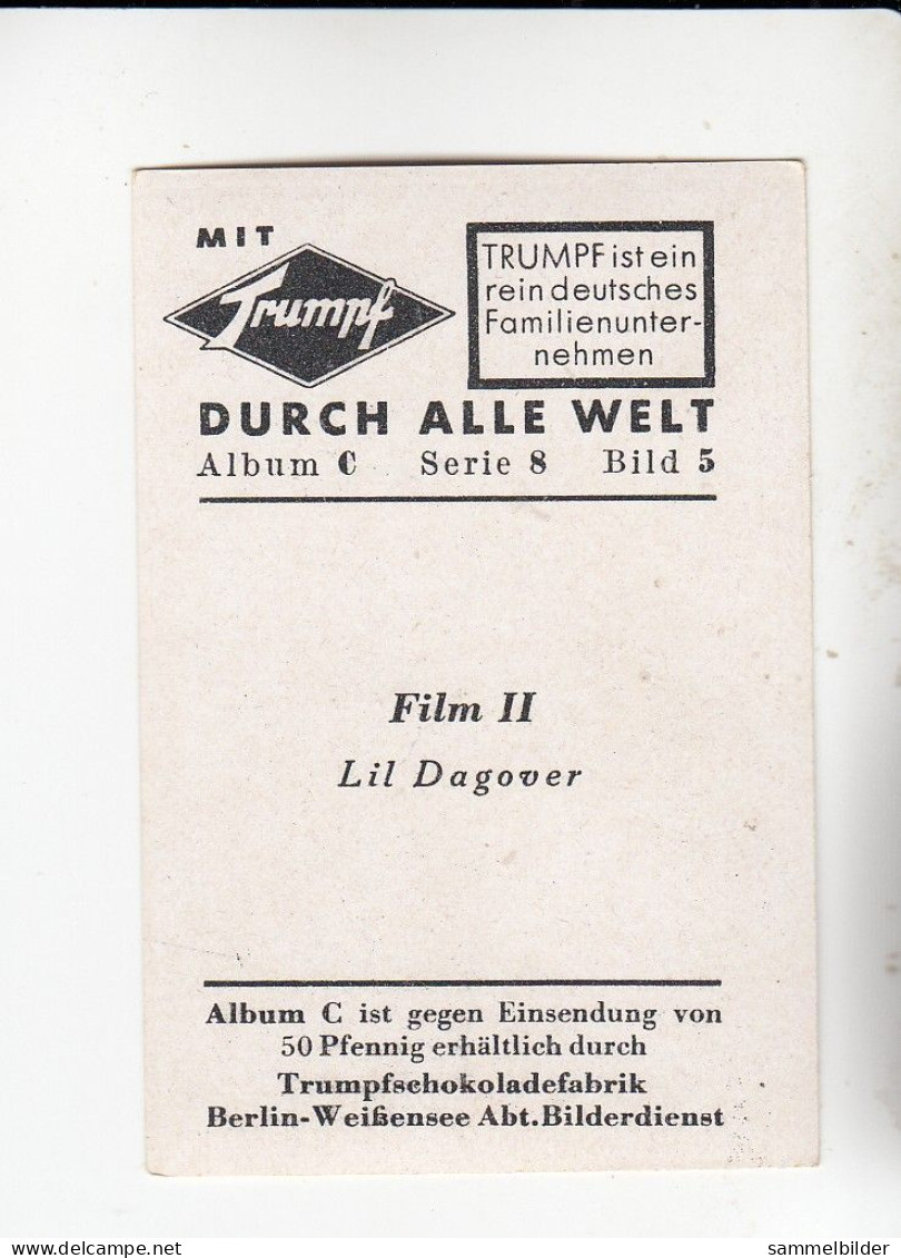 Mit Trumpf Durch Alle Welt  Film II Lil Dagover     C Serie 8 # 5 Von 1934 - Sigarette (marche)