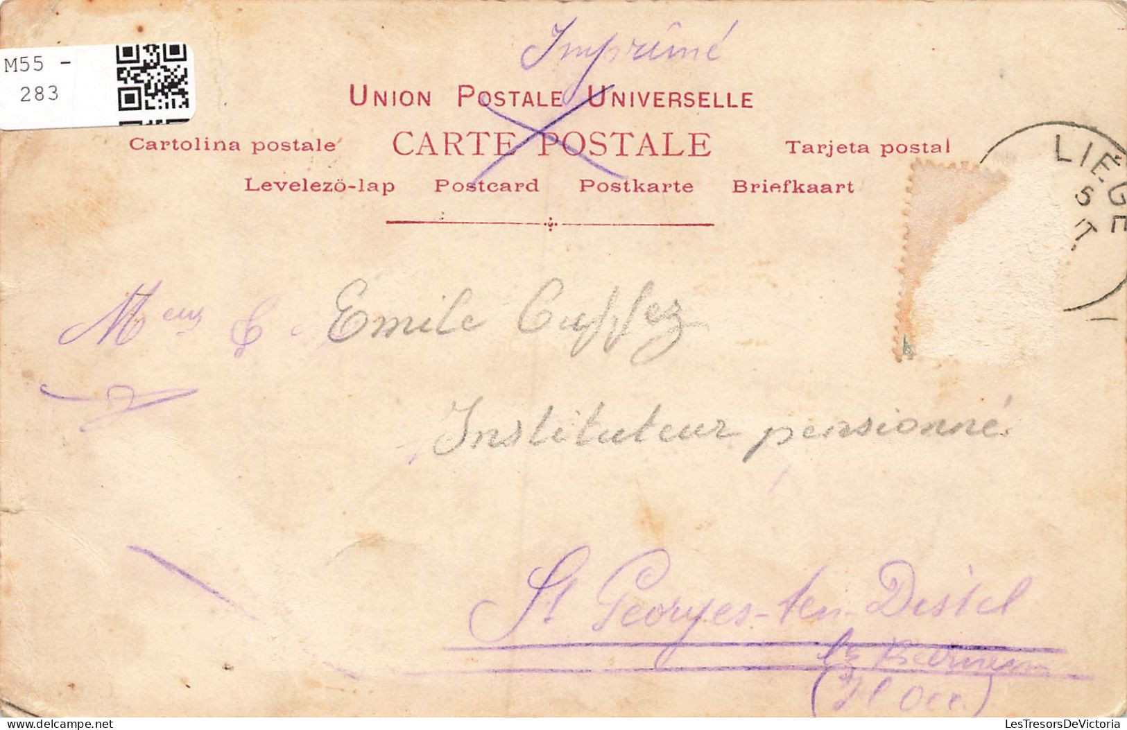 BELGIQUE - Bruxelles - Caserne Du Petit Château - 75e Anniversaire L'indépendante Belge - Carte Postale Ancienne - Autres & Non Classés