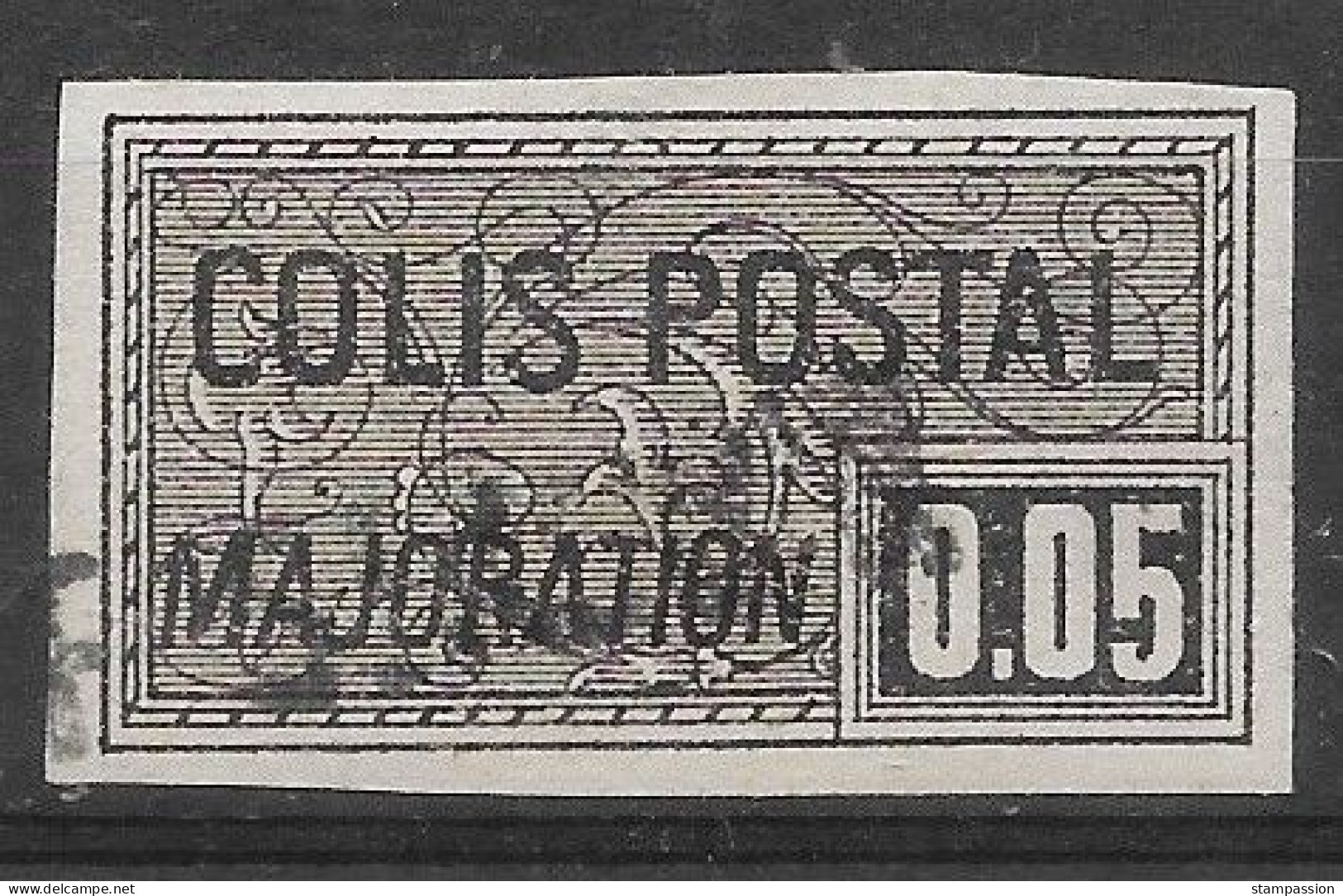 FRANCE 1918 - Colis Postaux  CP 17  Oblitéré, Non Dentelé- - Used