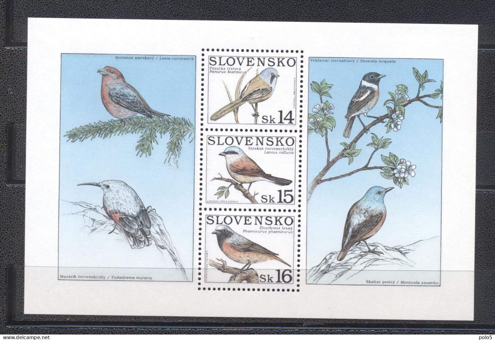 Slovaquie 1999-Nature Conservation M/Sheet - Unused Stamps