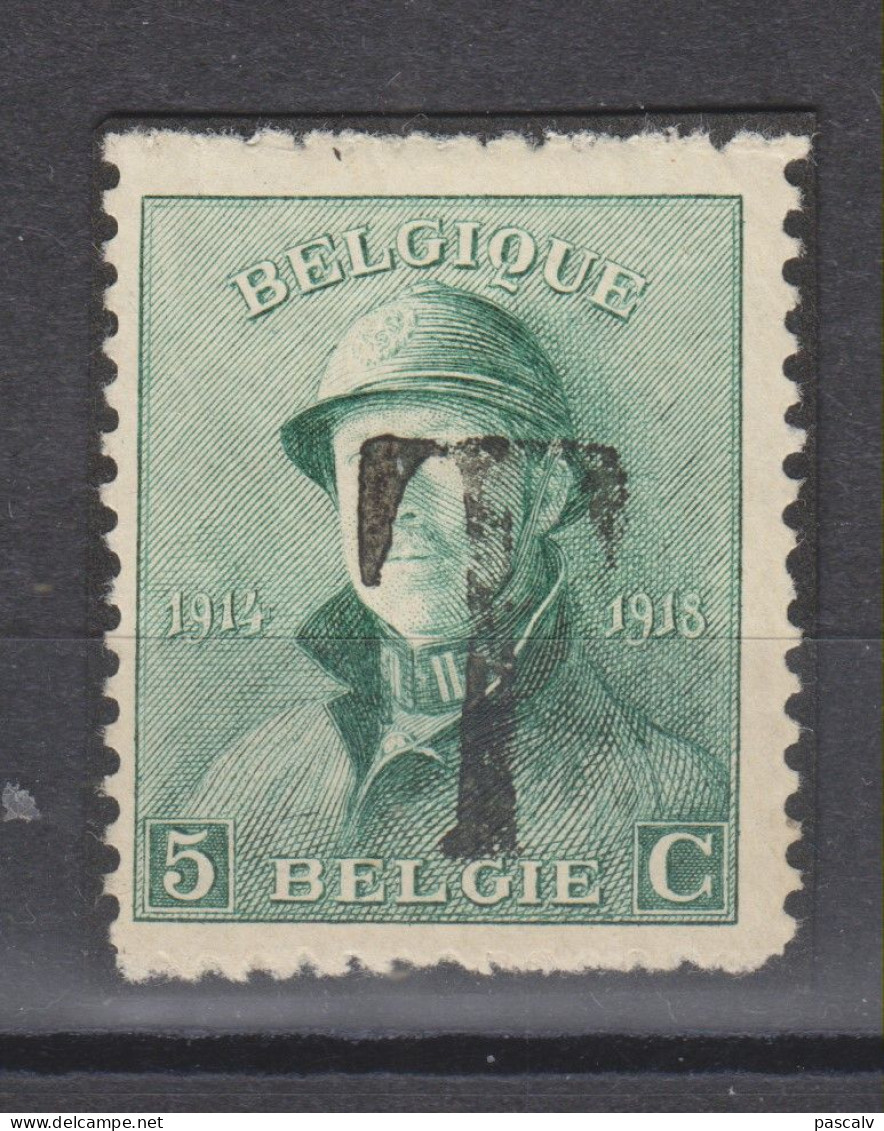 COB 167 Oblitération T - 1919-1920  Cascos De Trinchera