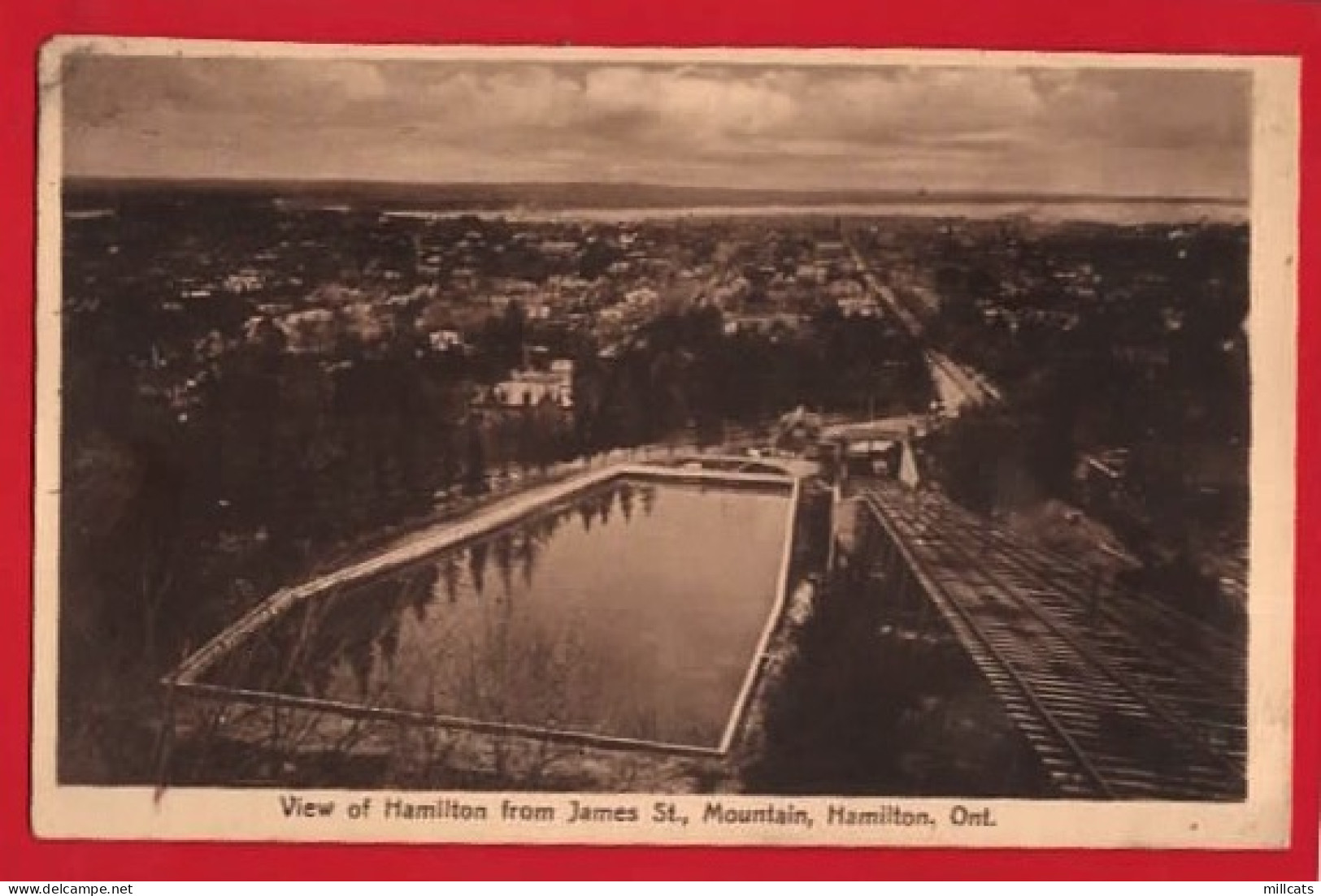 CANADA   ONT   HAMILTON    FROM JAMES ST   MOUNTAIN RAILWAY  - Hamilton