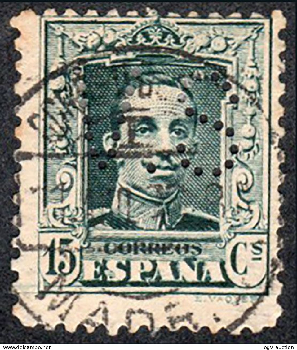 Madrid - Perforado - Edi O 315 - "V.S." (Librería) - Used Stamps