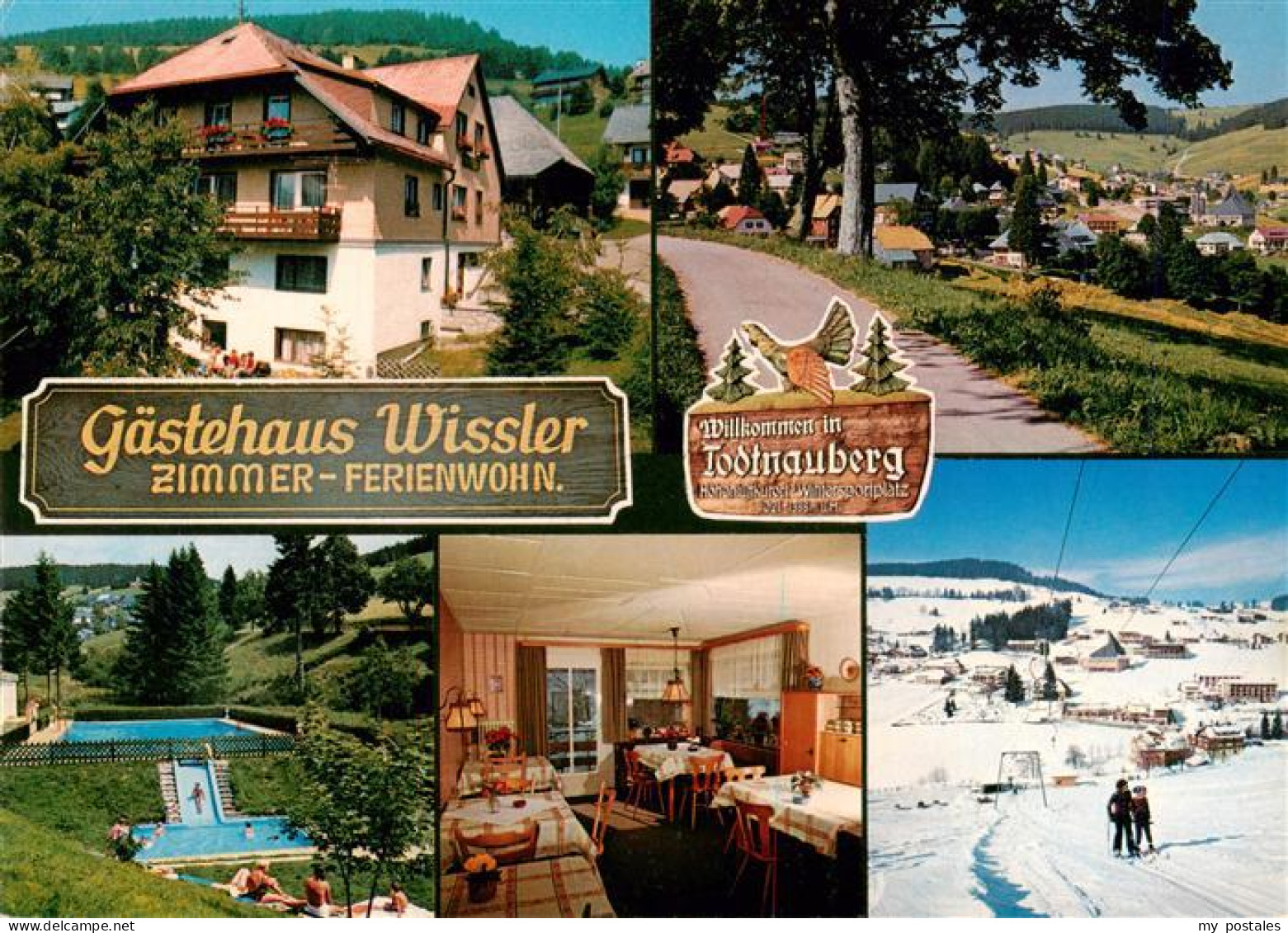 73927398 Todtnauberg Gaestehaus Wisser Panorama Schwimmbad Gaststube Skilift - Todtnau