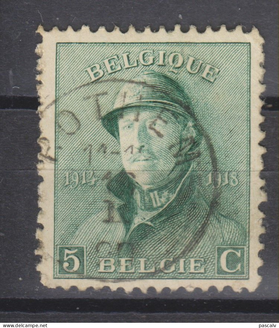 COB 167 Oblitération Centrale ROTHEM - 1919-1920 Albert Met Helm