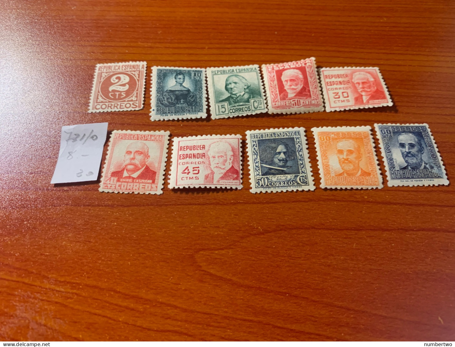 ESPAÑA Nº 731/740 (sin Charnela NI Defectos) - Unused Stamps