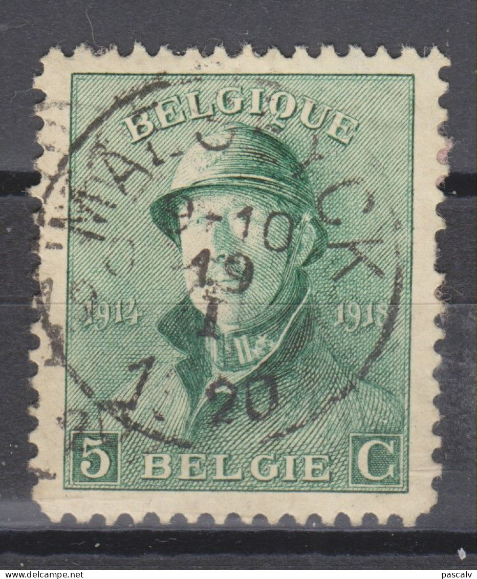 COB 167 Oblitération Centrale MAESEYCK - 1919-1920 Albert Met Helm
