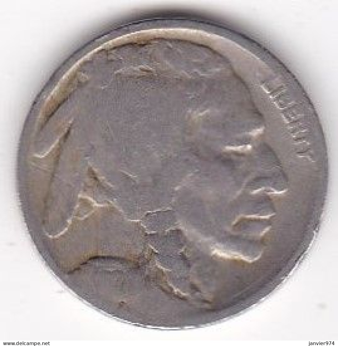 Etats Unis, Five Cents 1920 , Buffalo, En Cupronickel, KM# 134 - 1913-1938: Buffalo