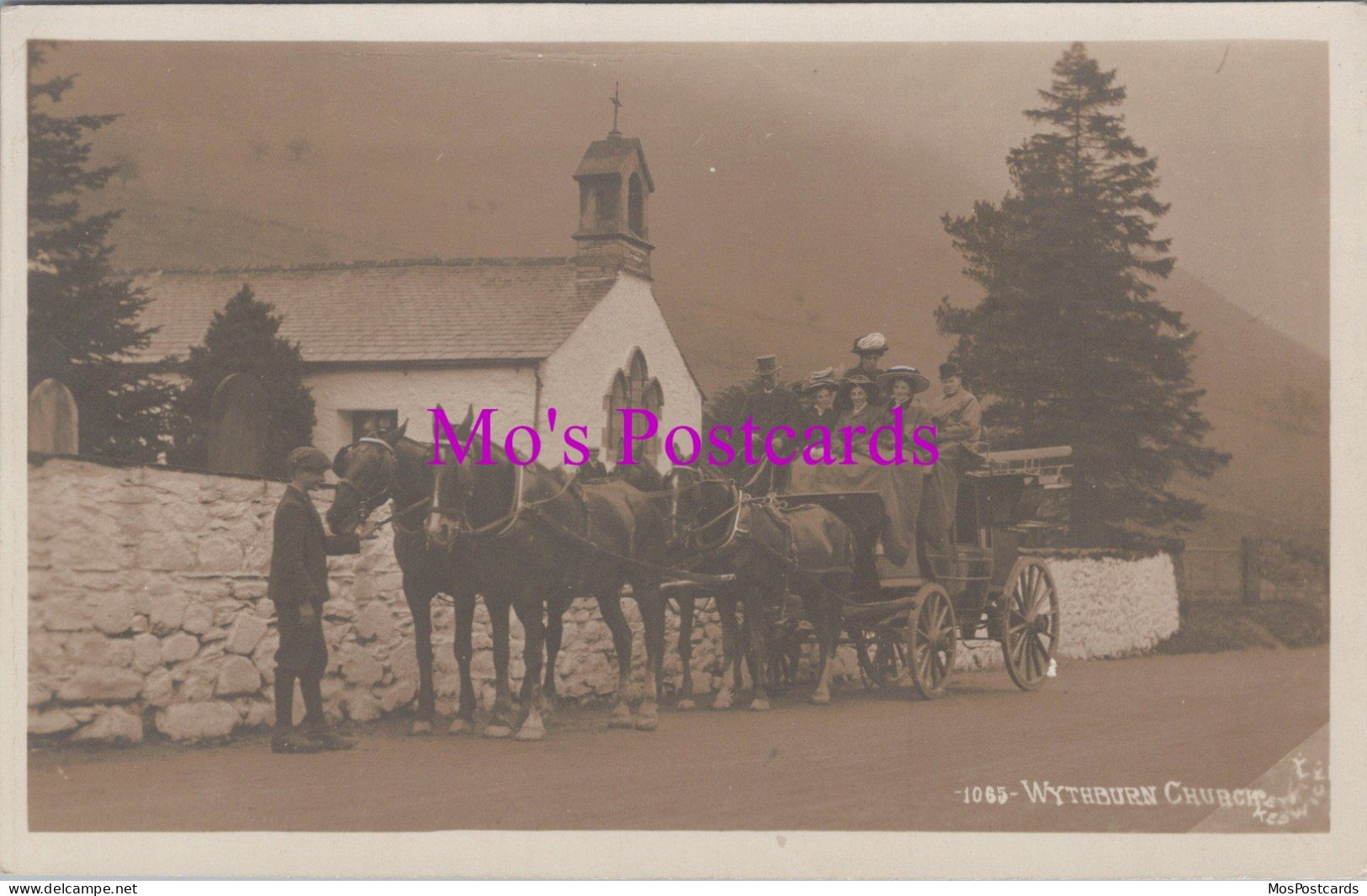 Cumbria Postcard -  Wythburn Church, Thirlmere    DZ177 - Autres & Non Classés