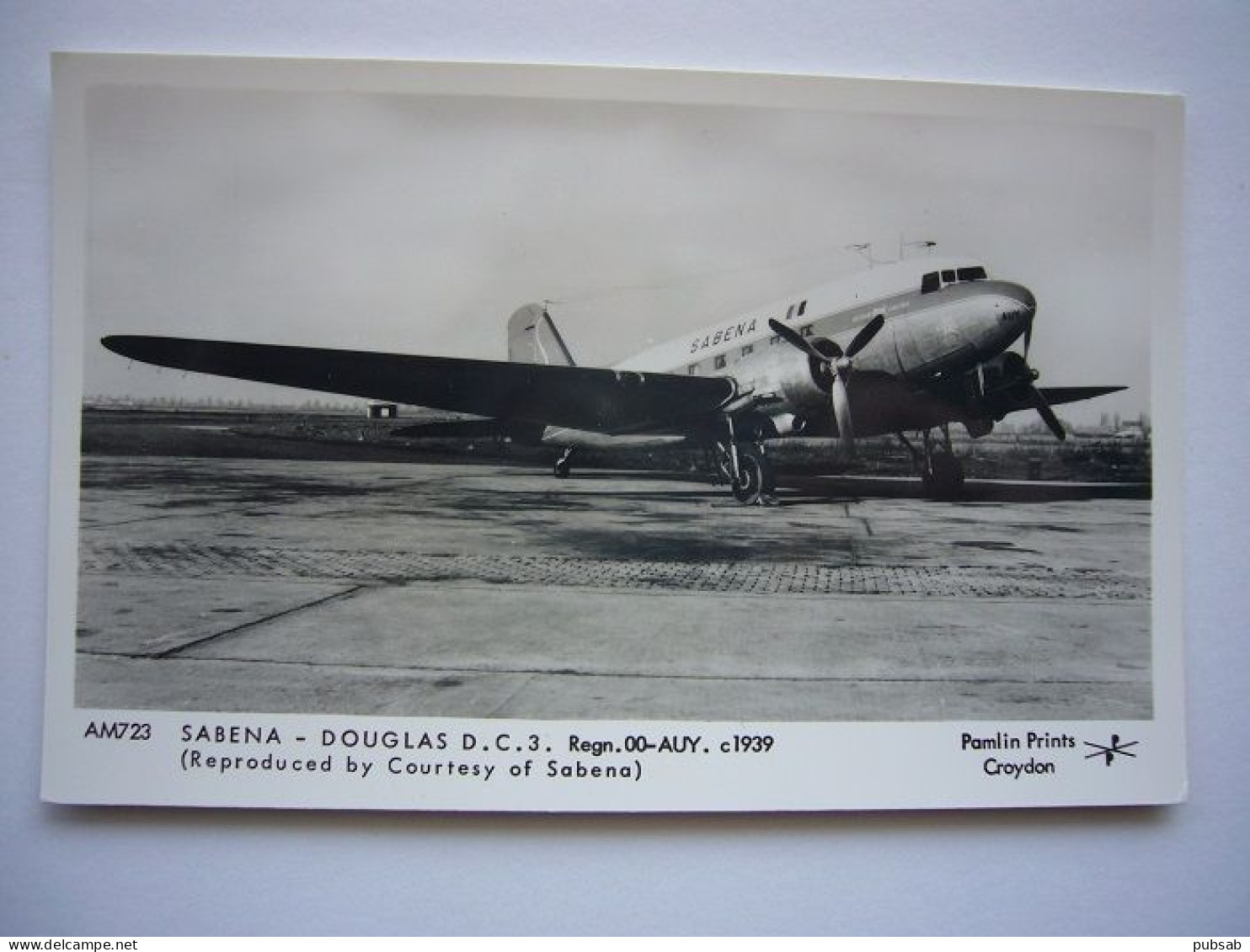 Avion / Airplane / SABENA / Douglas DC-3 - 1946-....: Modern Era