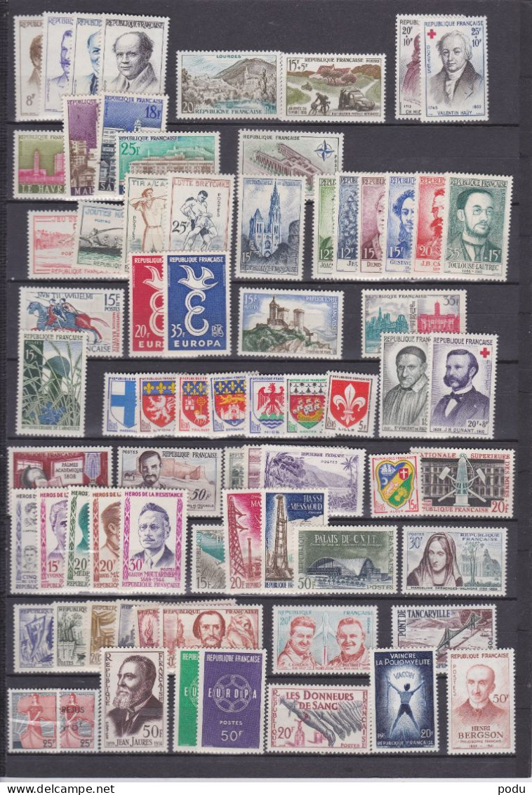 FRANCE Neuf** Séries Complètes Années 1957/1959 Cote 130,00 € Prix 25,10€ - Altri & Non Classificati