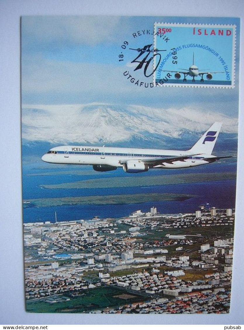 Avion / Airplane / ICELANDAIR / Boeing 757 / Carte Maximum - 1946-....: Era Moderna