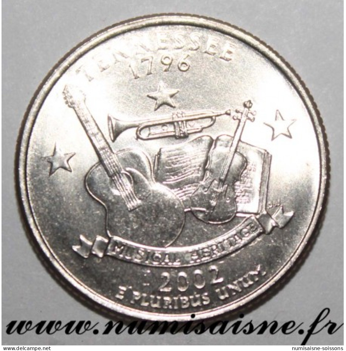 ETATS UNIS - KM 331 - 1/4 DOLLAR 2002 D - Denver - TENNESSEE - SPL - 1999-2009: State Quarters