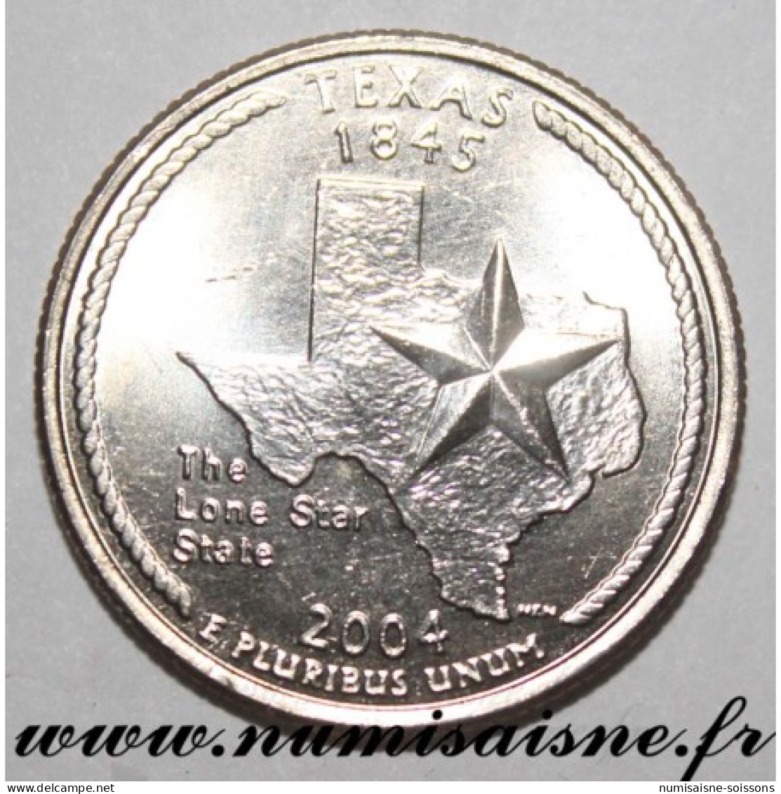 ETATS UNIS - KM 357 - 1/4 DOLLAR 2004 D - Denver - TEXAS - SPL - 1999-2009: State Quarters