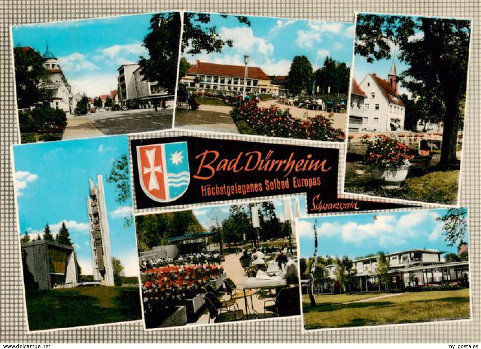 73927323 Bad_Duerrheim Strassenpartie Kurhaus Aussichtsturm Park Kurmittelhaus - Bad Dürrheim