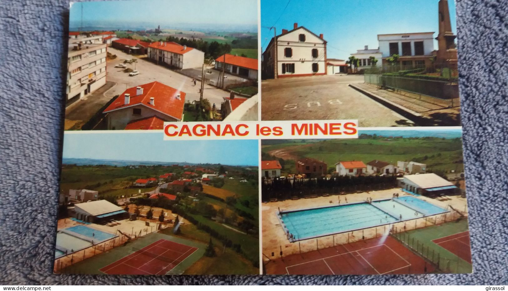 CPSM CAGNAC LES MINES TARN 81 DIVERS ASPECTS DE LA VILLE ED APA POUX - Other & Unclassified