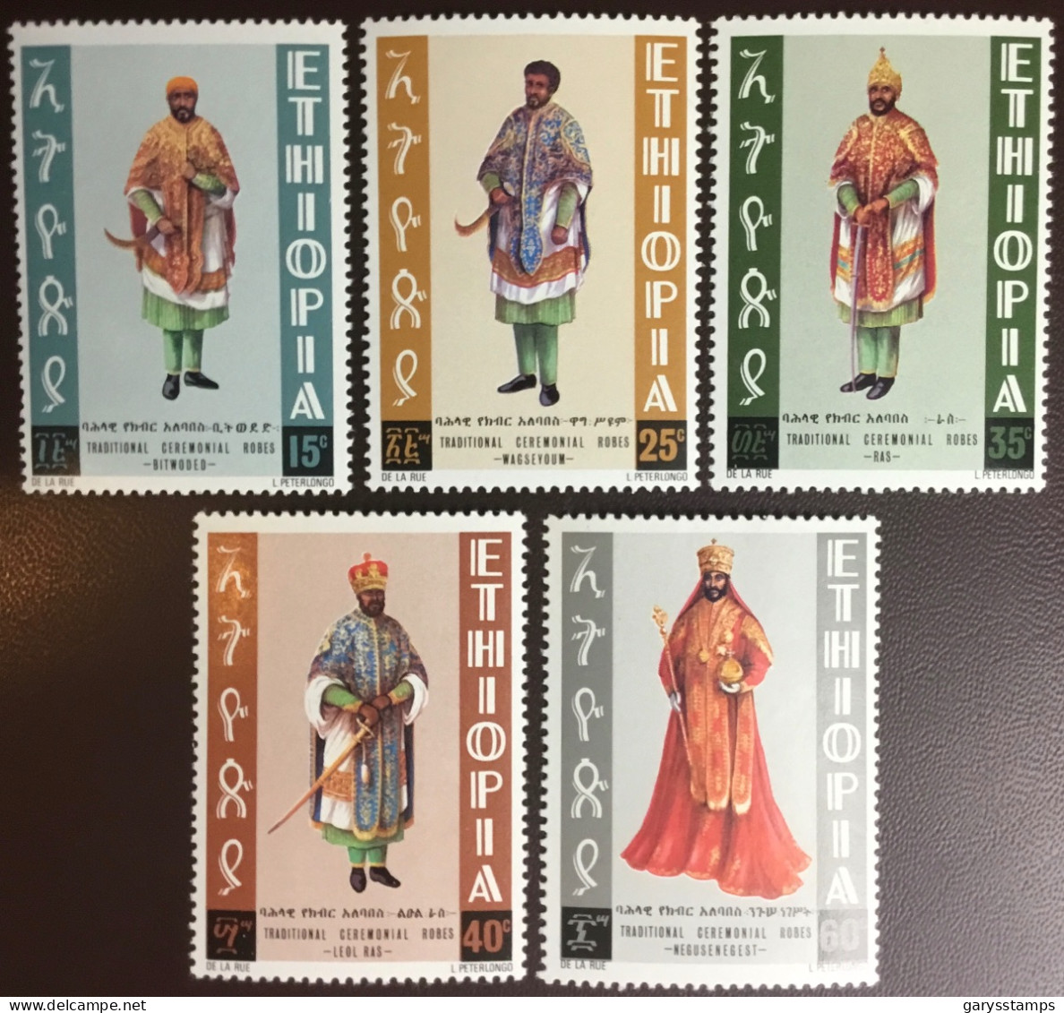 Ethiopia 1974 Traditional Costumes MNH - Ethiopie