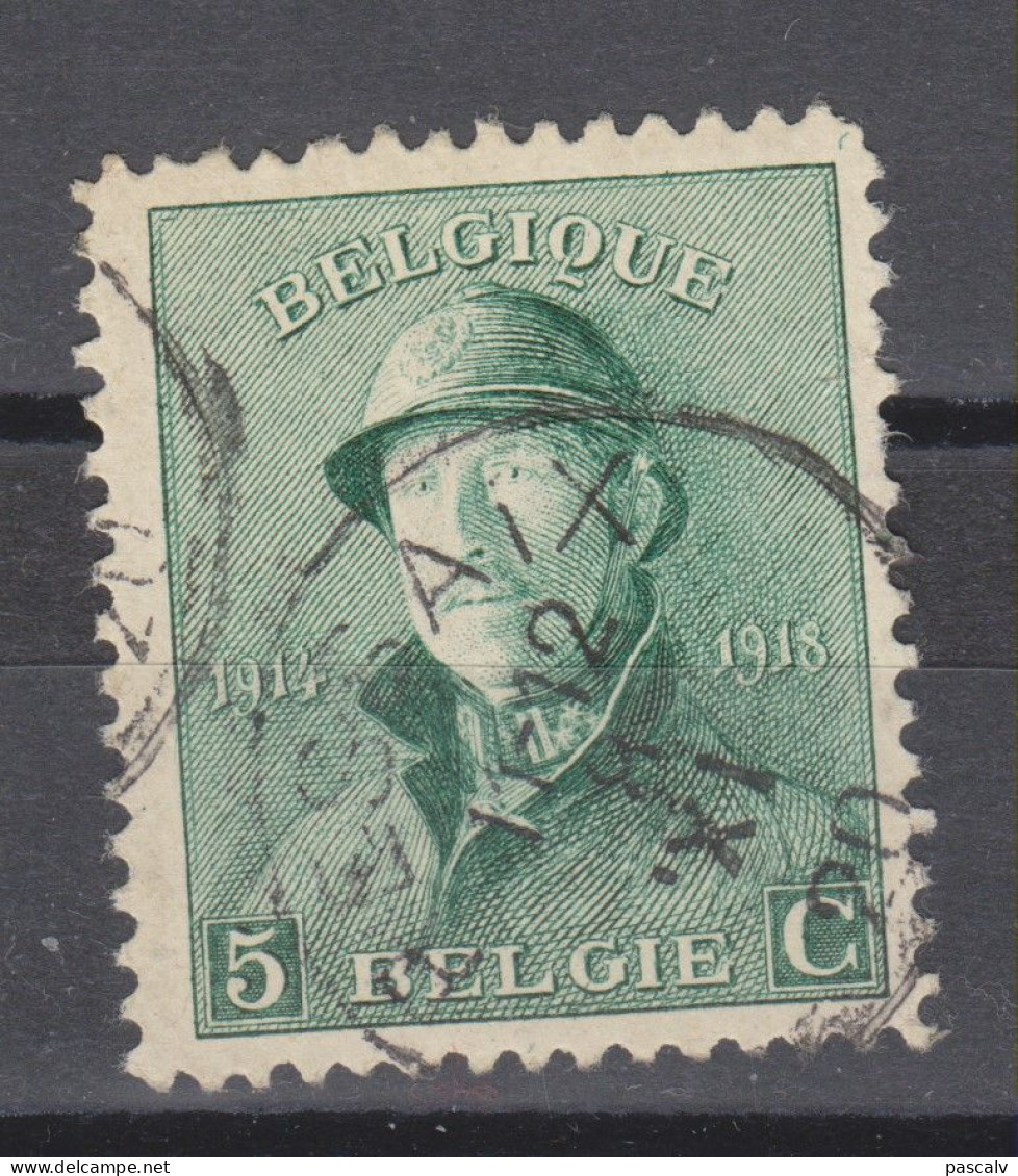 COB 167 Oblitération Centrale RESSAIX - 1919-1920 Roi Casqué