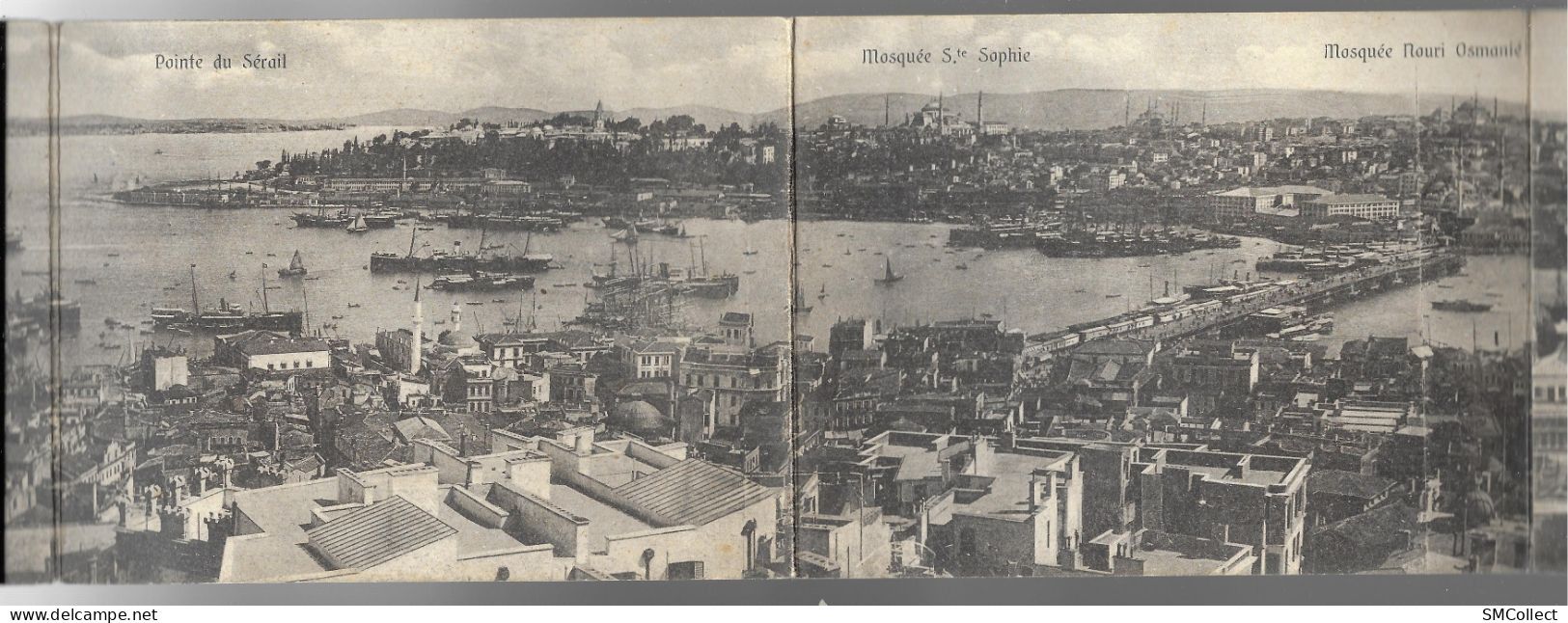 Vue Générale De Constantinople Carte 8 Volets (1130 X108 Mm) (GF3898) - Turquie