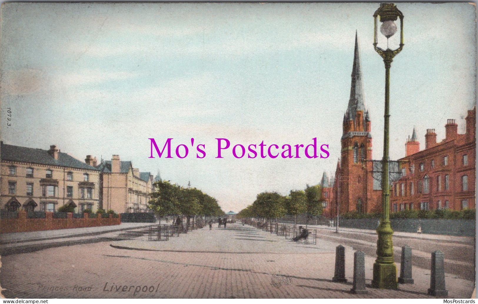 Lancashire Postcard - Princes Road, Liverpool  DZ178 - Liverpool