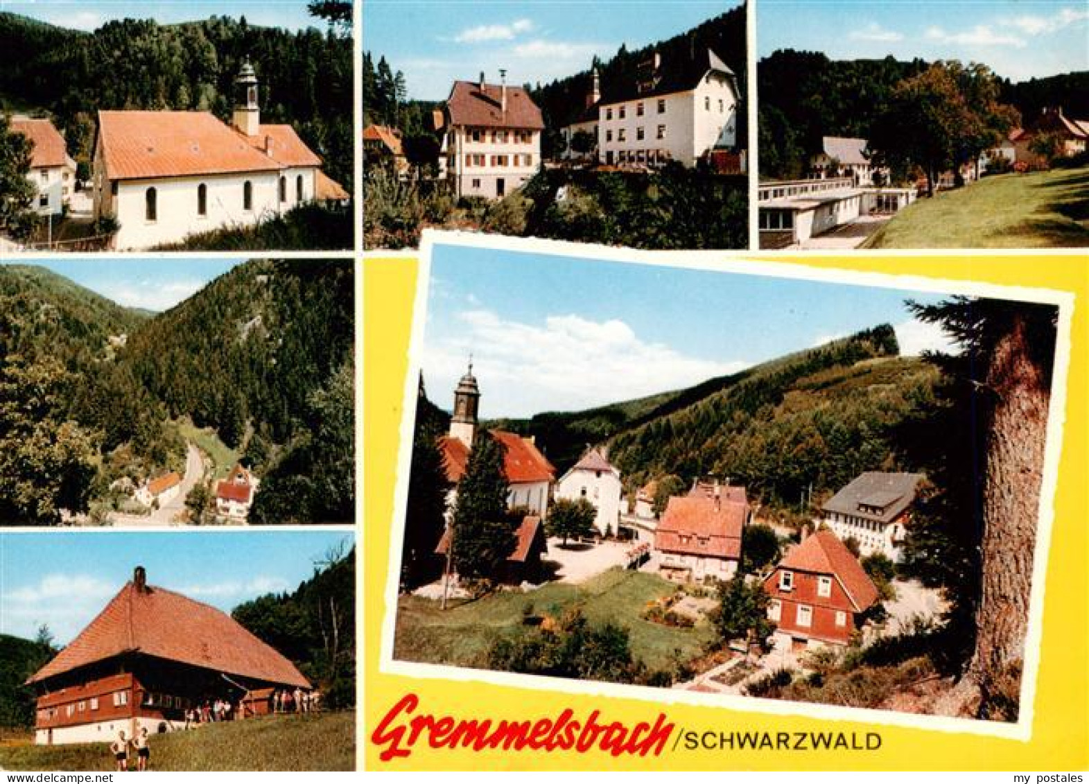 73927273 Gremmelsbach_Triberg Kirche Panorama Teilansichten - Triberg