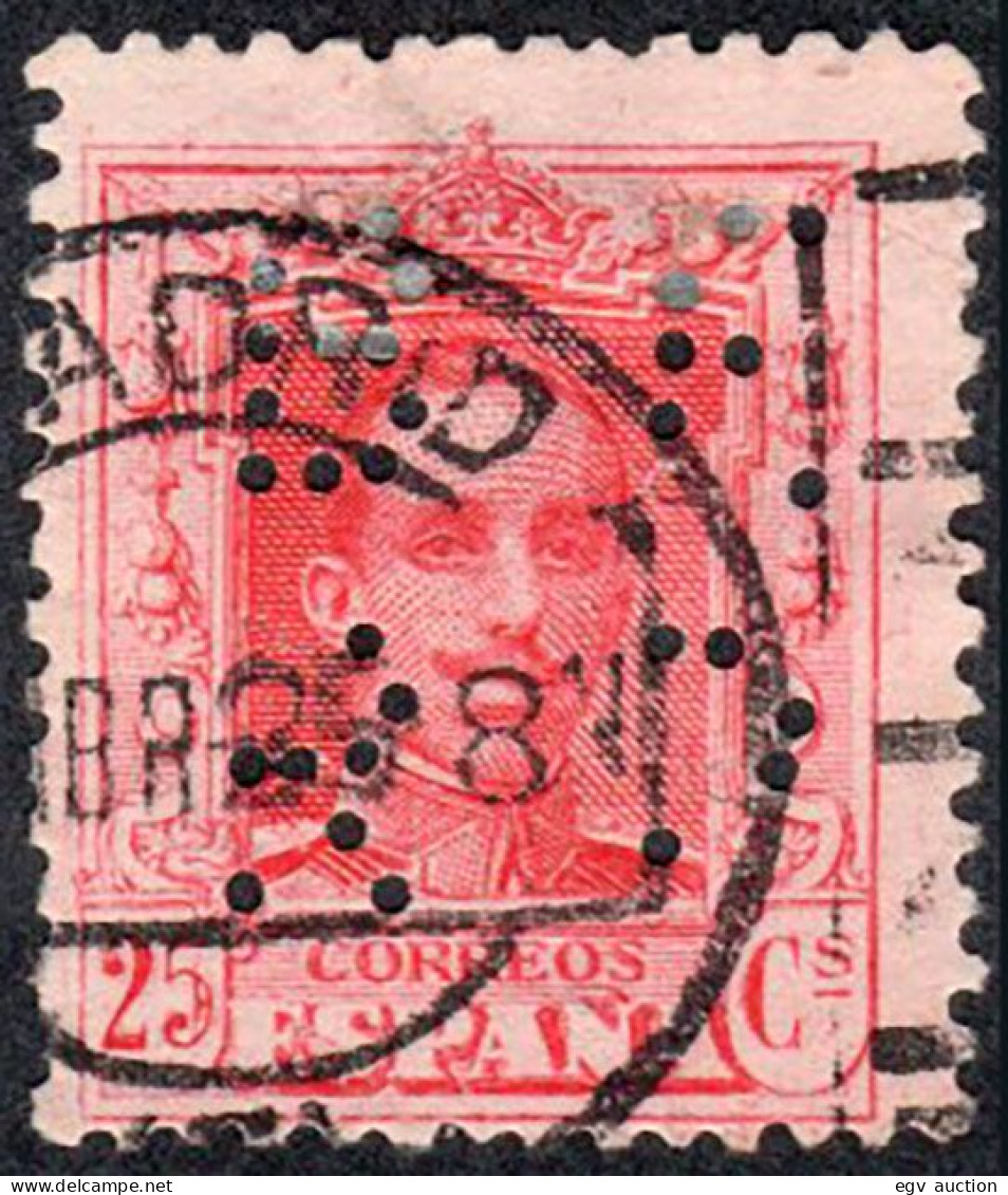 Madrid - Perforado - Edi O 317 - "BERP" (Banco) - Oblitérés