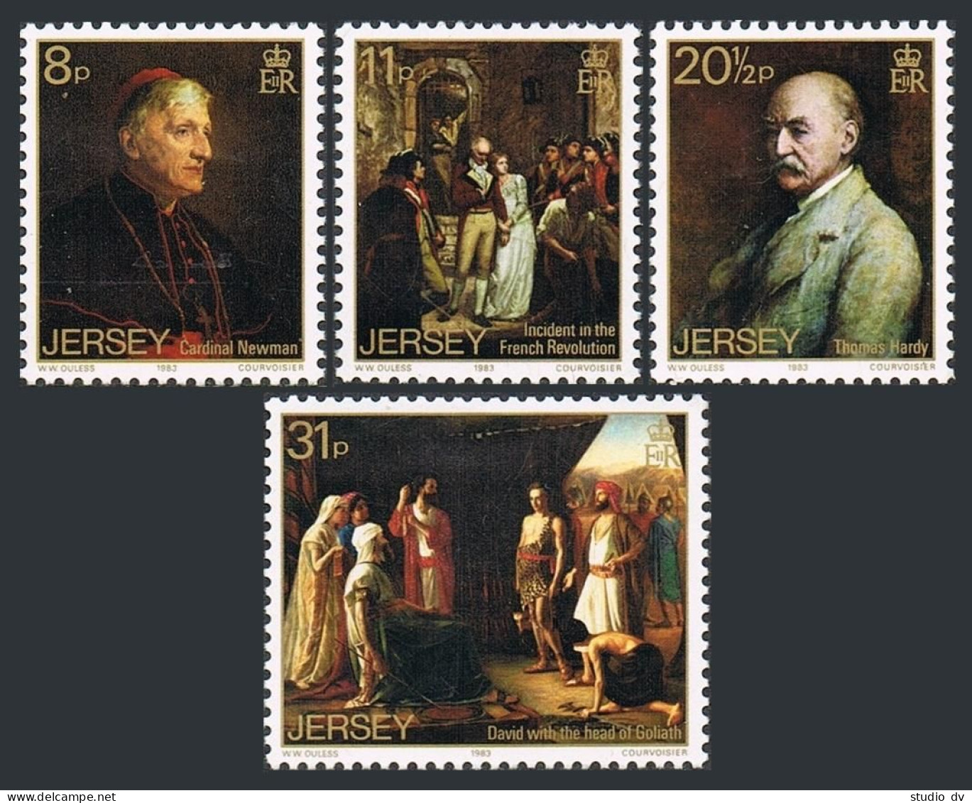 Jersey 316-319, MNH. Michel 309-312. Painting By Walter William Ouless, 1983. - Jersey