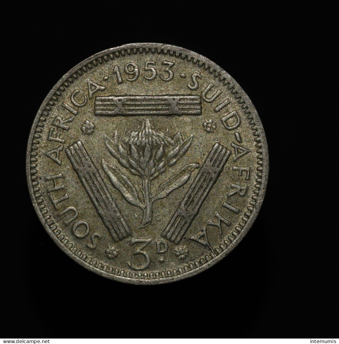 Afrique Du Sud / South Africa, Elizabeth II, 3 Pence, 1953, Argent (Silver) - Sudáfrica