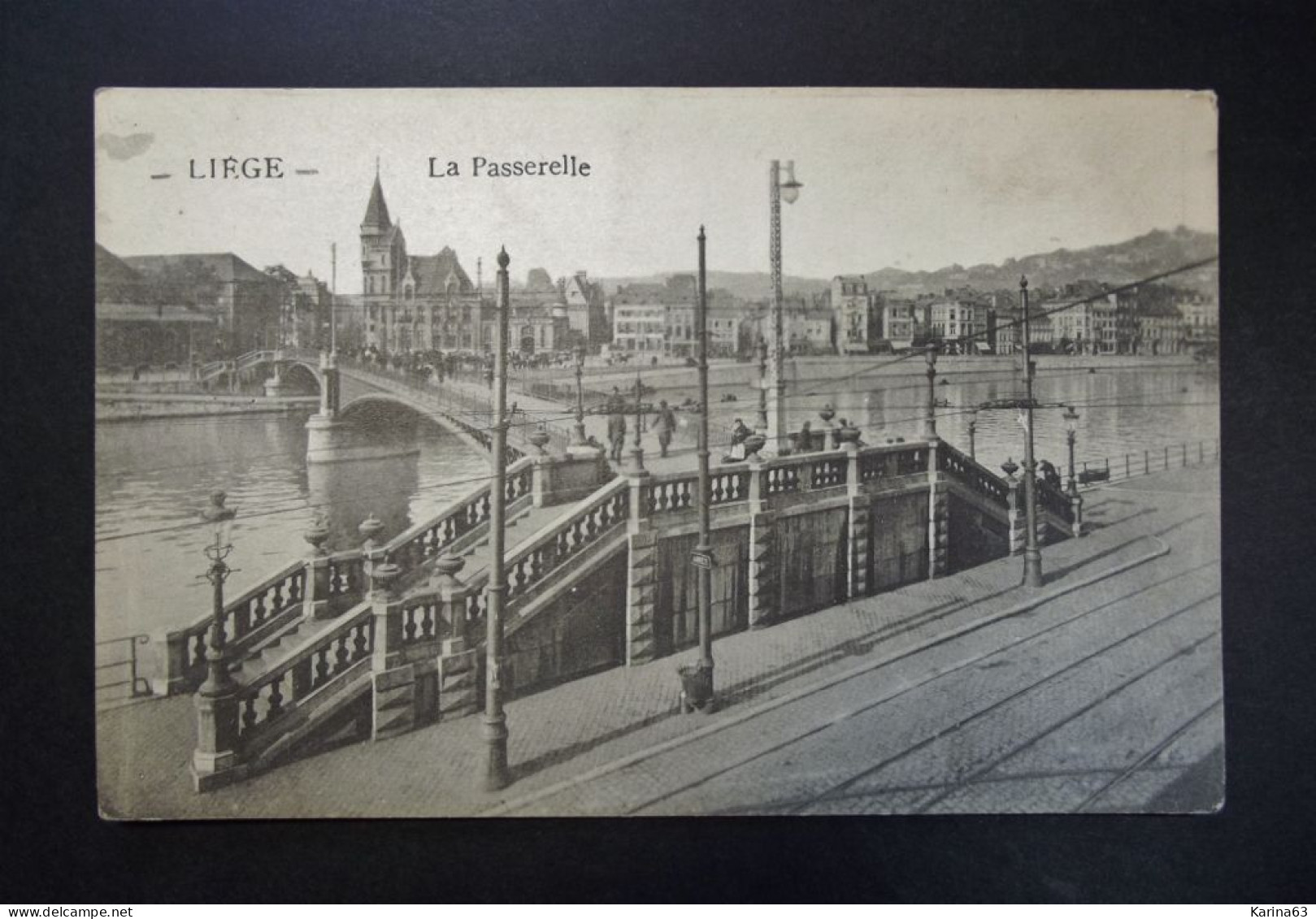 België - Belgique - Liège - Luik - La Passerelle - Used Card 15 / 12 1918 ( Lettre...) - Lüttich