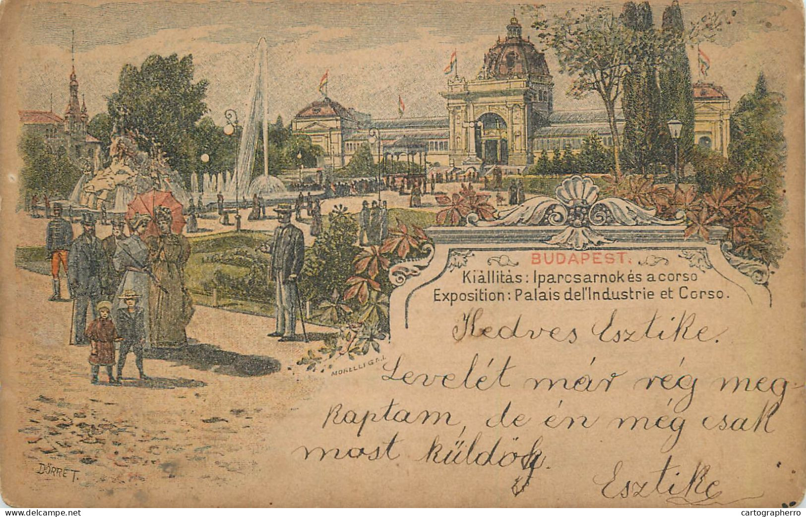 Hungary Budapest Exposition Litho 1900s - Hungría