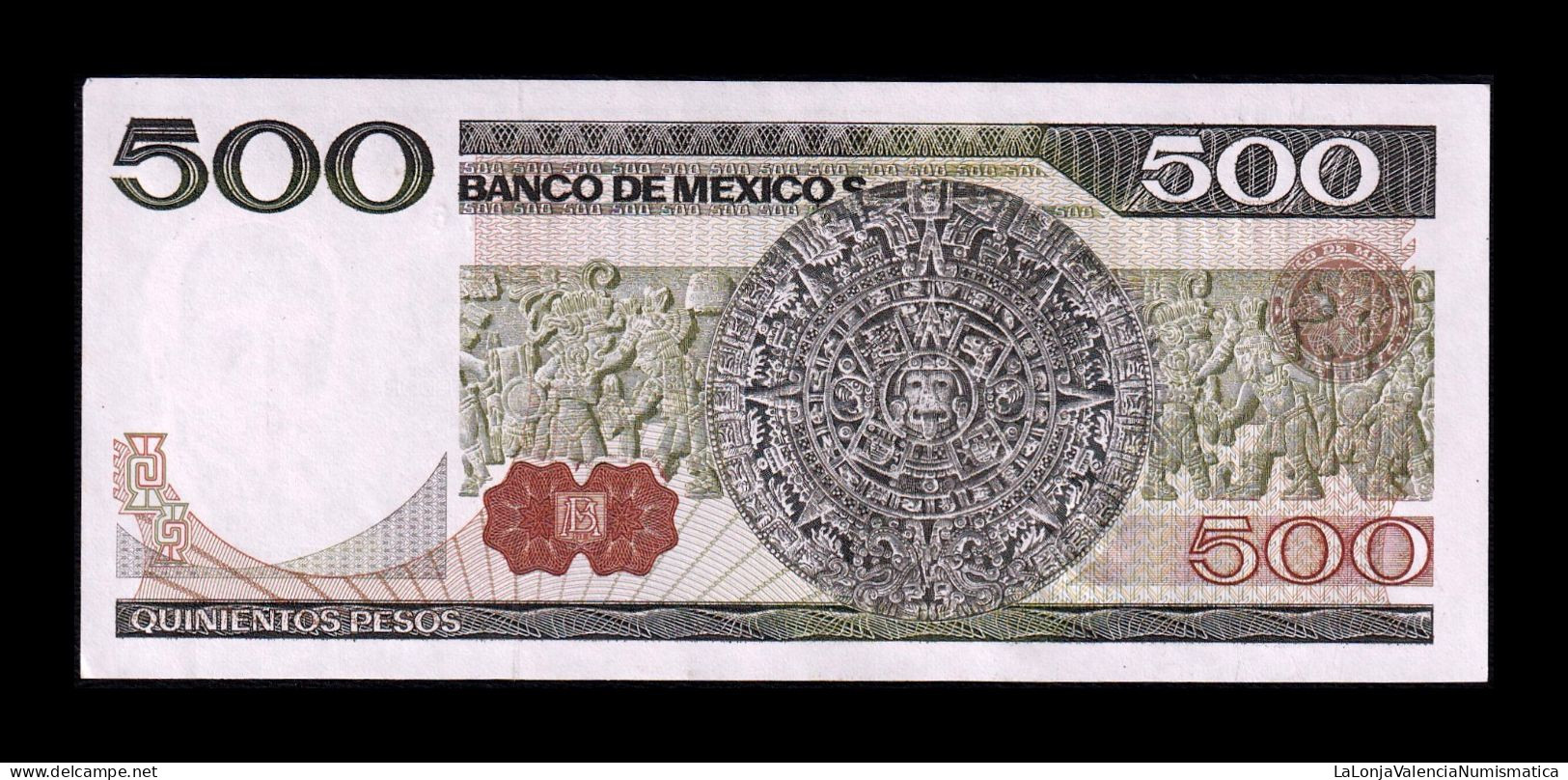 México 500 Pesos 1981 Pick 75a Serie AS Sc Unc - México