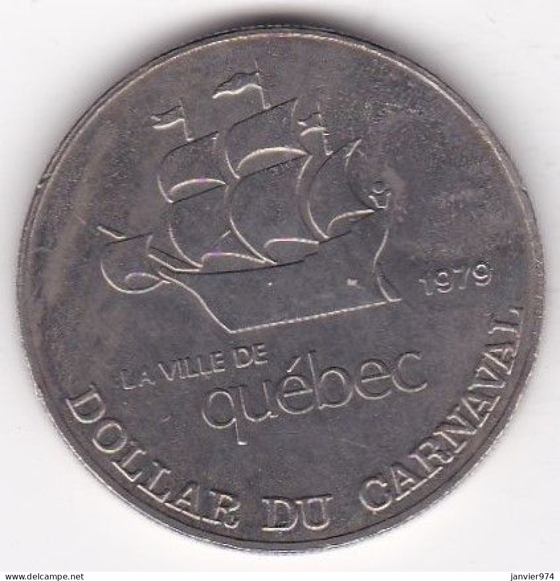 Canada Dollar Du Carnaval 1979 Quebec, En Cupronickel. - Canada