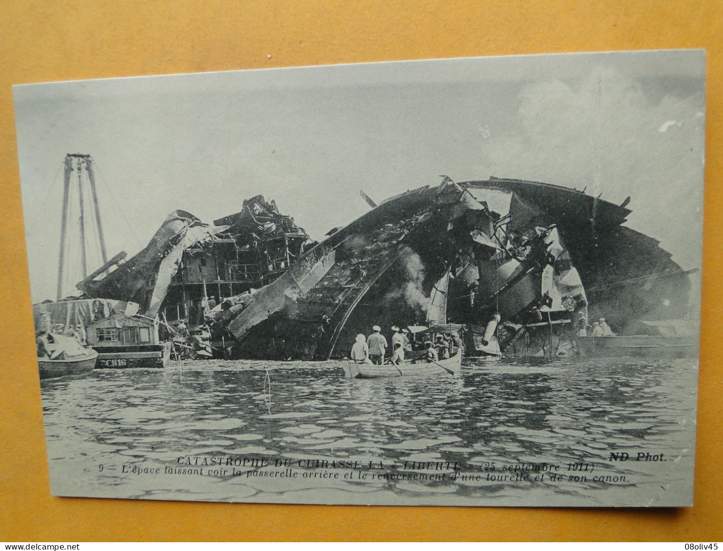 TOULON -- Lot De 4 Cpa Différentes - Catastrophe Du Liberté Le 25-9-1911 - BEL ENSEMBLE - A SAISIR !! - Rampen