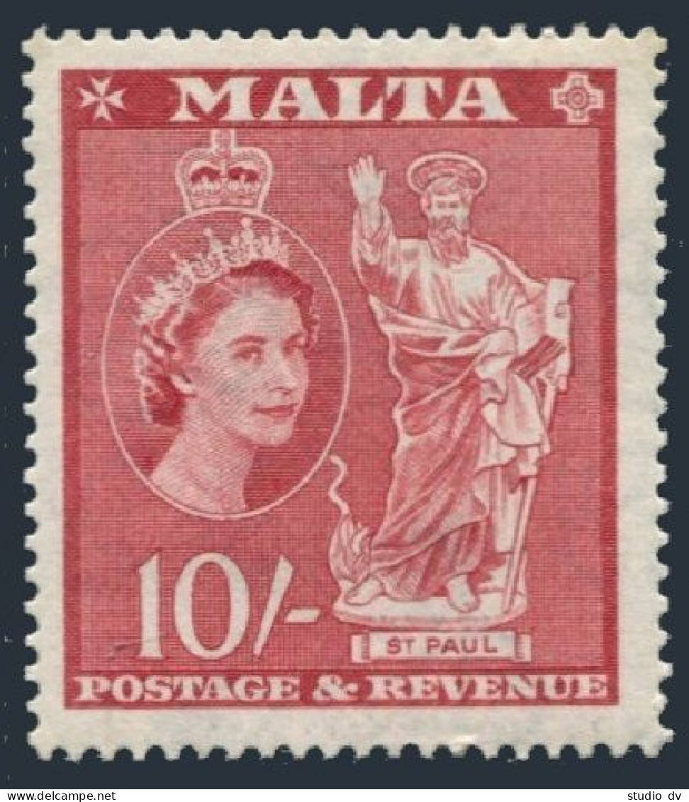 Malta 261,MNH.Michel 252. QE II Definitive 1956. St Paul. - Malta