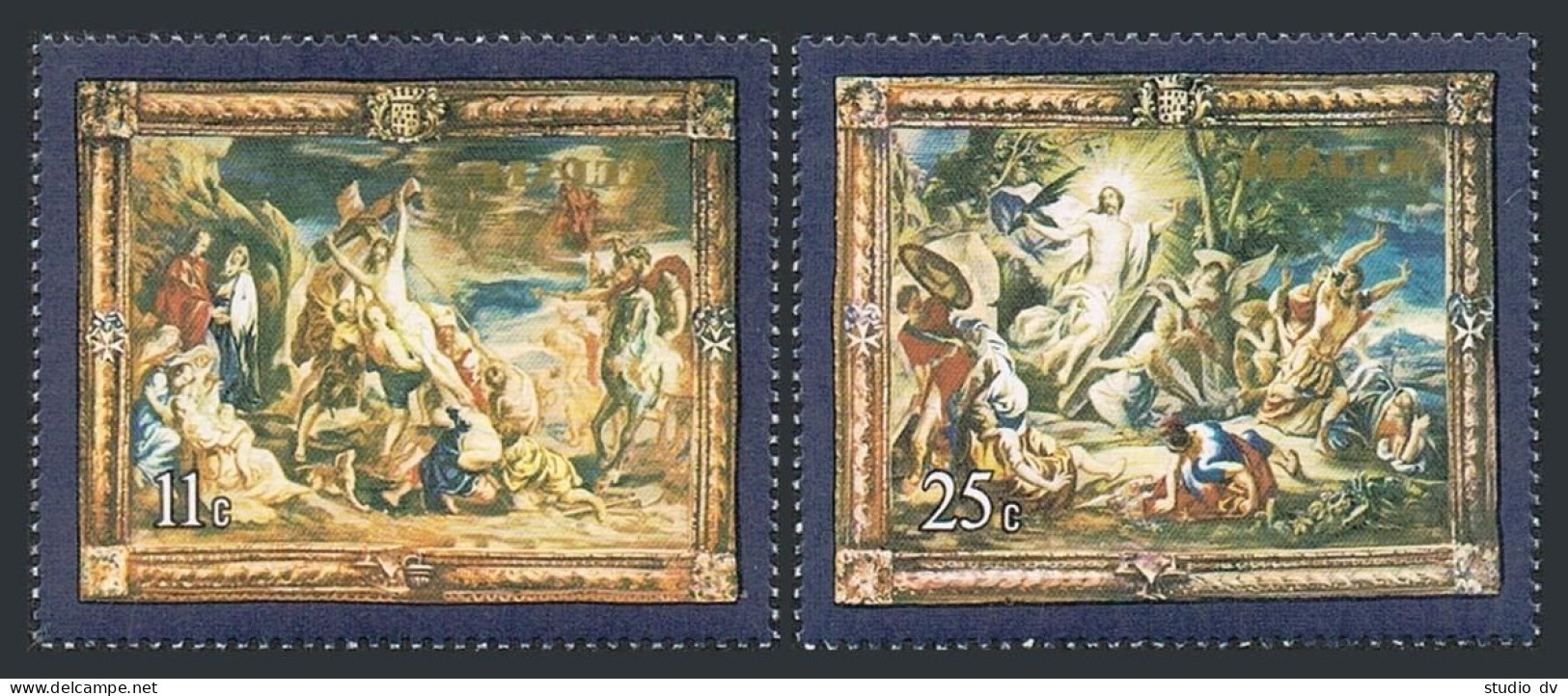 Malta 528-529,MNH.Michel 564-565. Flemish Tapestries After Design By Rubens,1978 - Malte