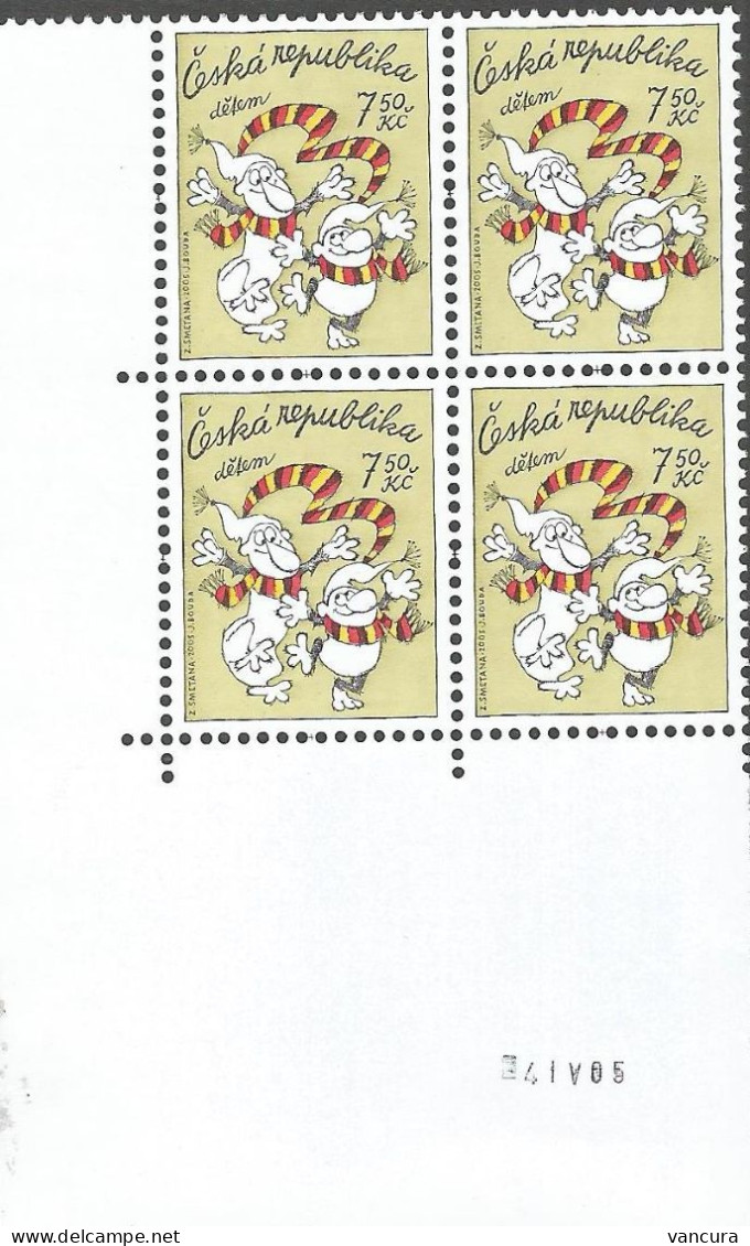 ** 438 Czech Republic For Children Kremilek And Vochomurka Book And Cartoon 2005 Butterfly - Unused Stamps